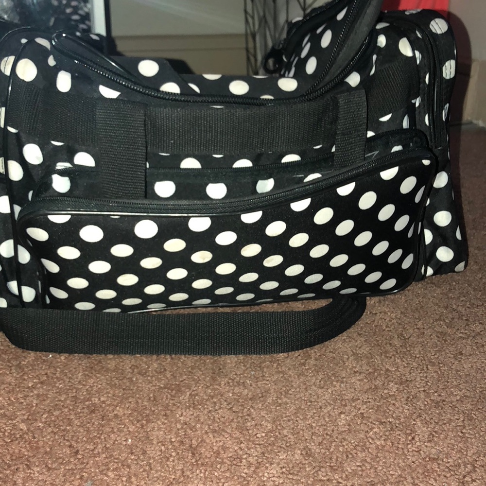 Polka Dot Duffle Bag
